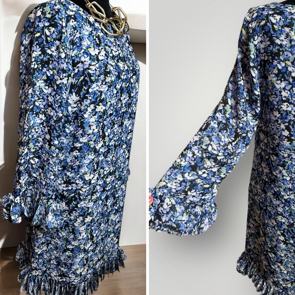 Brand: Tahari, new dress, size 4, floral with zipper at back. - Picture 13 of 15